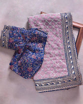 Georgette Premium Georgette Emboidey Work Saree With Blouse