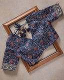 Georgette Premium Georgette Emboidey Work Saree With Blouse