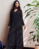 Gorgeous Peach Pure Georgette Embroidery Work Pakistani Suit Whit Dupatta