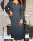 Ready To Wear Rayon Cotton Embroidery Work Palazo With Suit