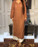 Ready To Wear Rayon Cotton Embroidery Work Palazo With Suit